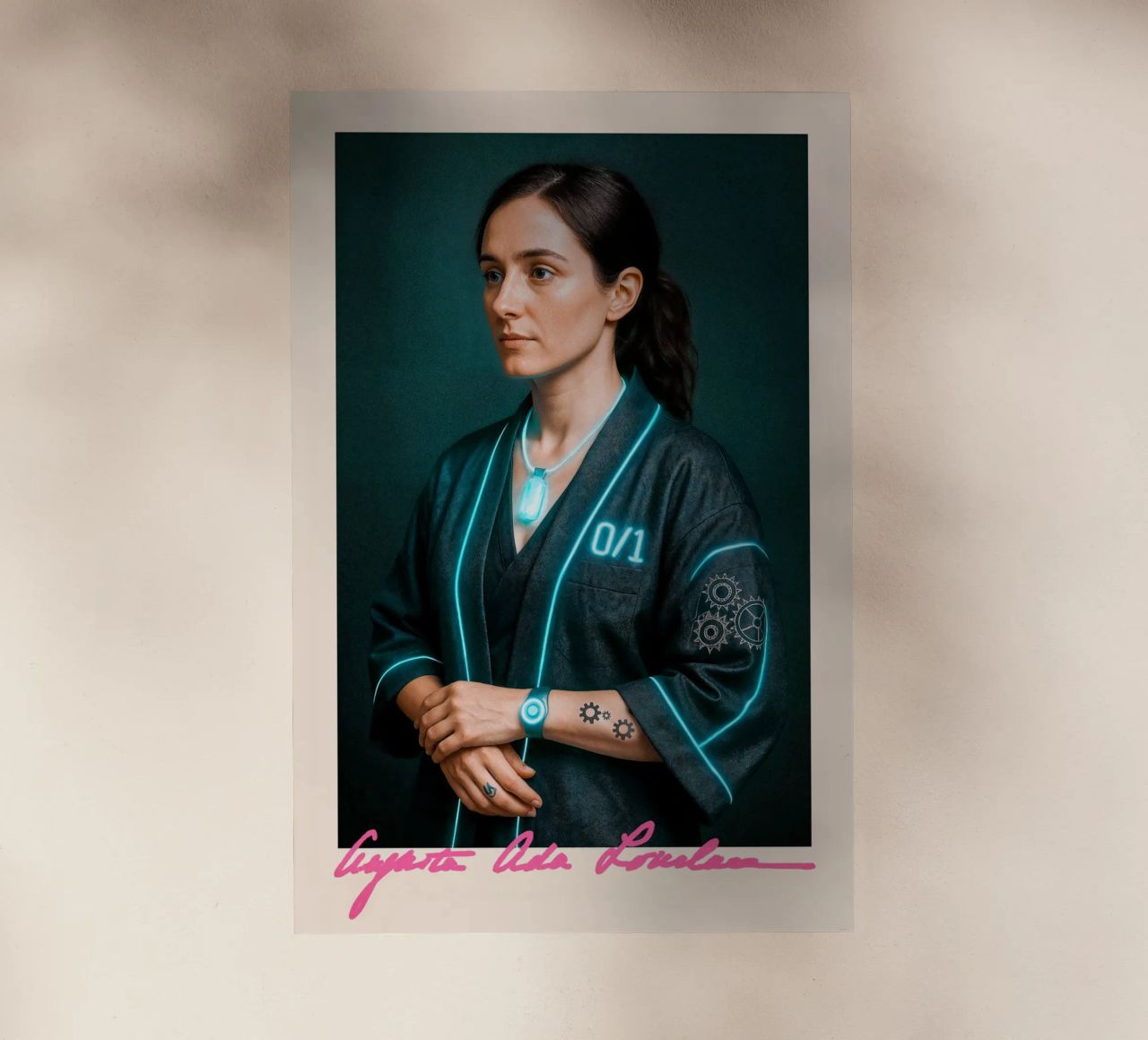 Ada Lovelace – Code & Circuit pellicola backlit da CNTRL