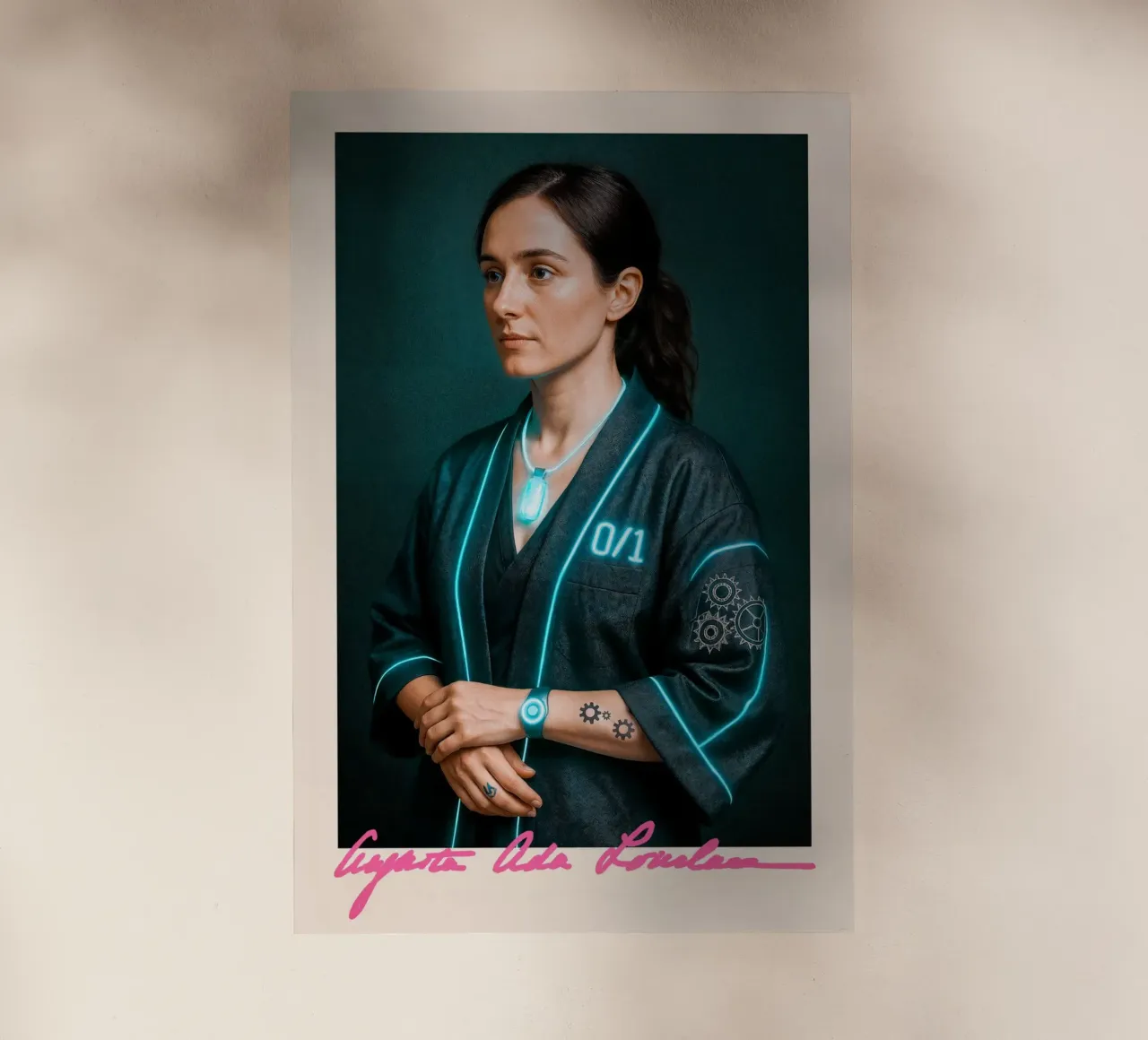 Ada Lovelace – Code & Circuit Backlit Folie von CNTRL