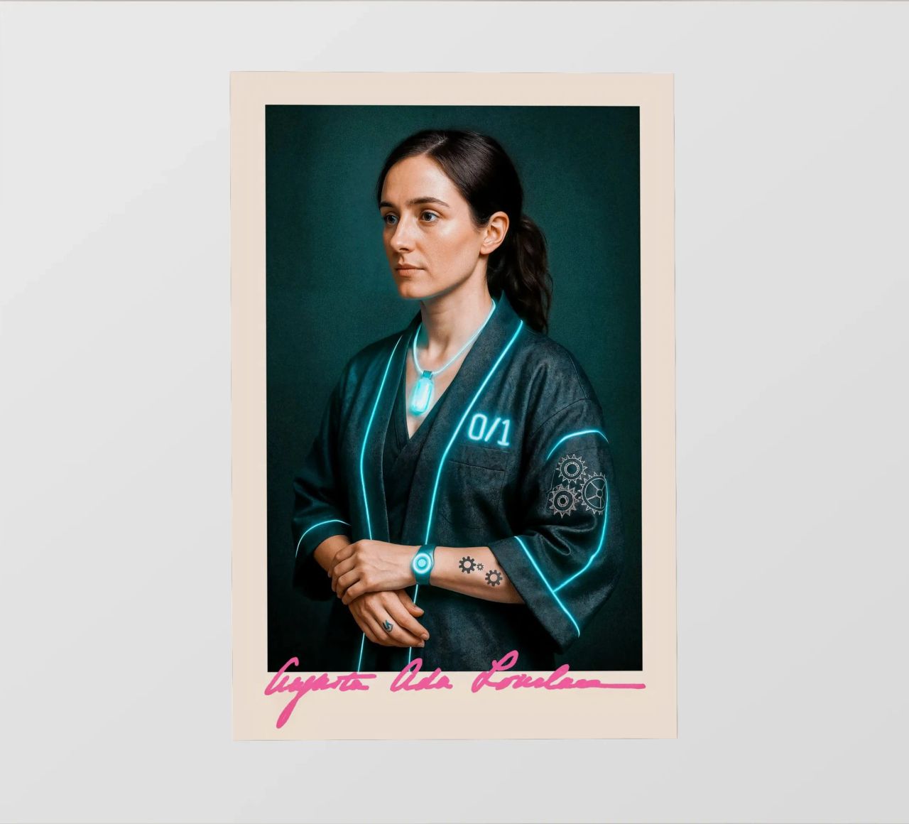 Ada Lovelace – Code & Circuit pellicola backlit da CNTRL