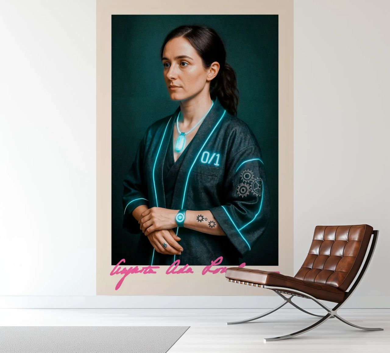 Ada Lovelace – Code & Circuit papel para pared de CNTRL