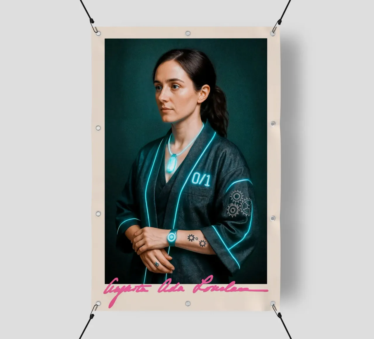 Ada Lovelace – Code & Circuit PVC Plane von CNTRL