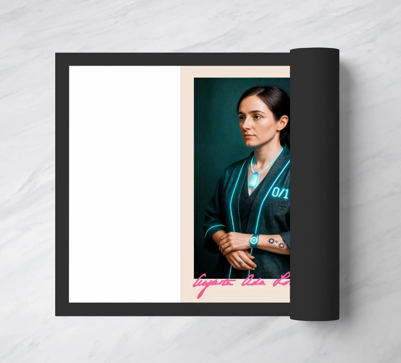 Ada Lovelace – Code & Circuit doormat by CNTRL