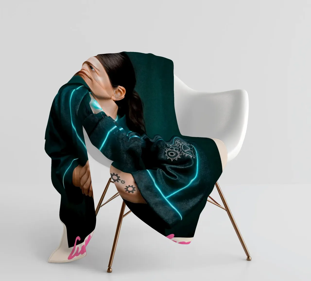 Ada Lovelace – Code & Circuit Fleecedecke von CNTRL