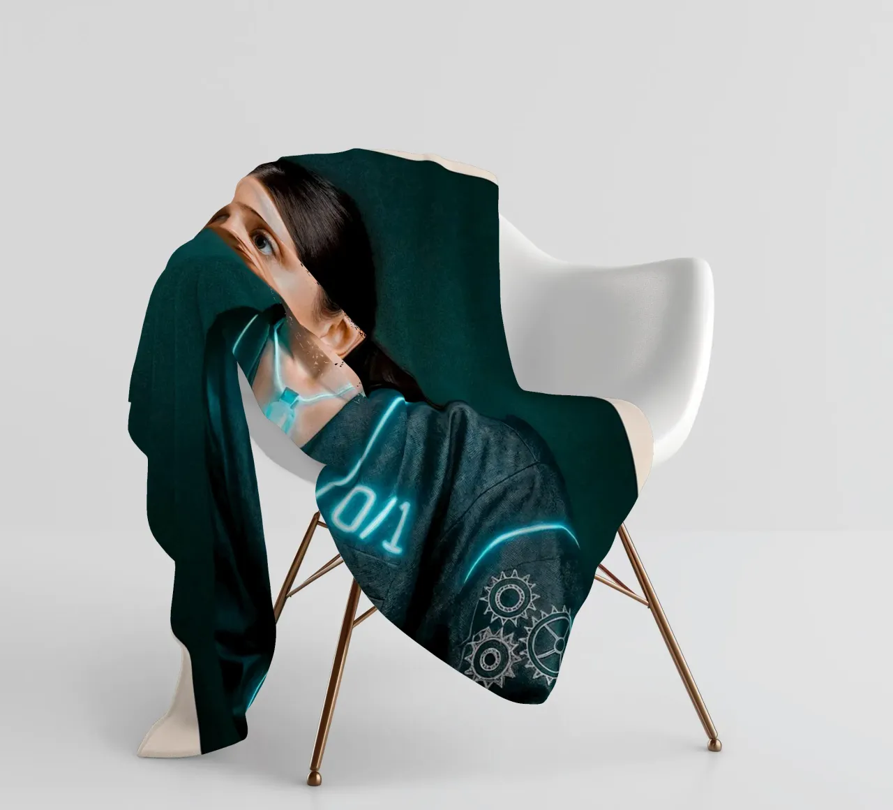 Ada Lovelace – Code & Circuit Fleecedecke von CNTRL