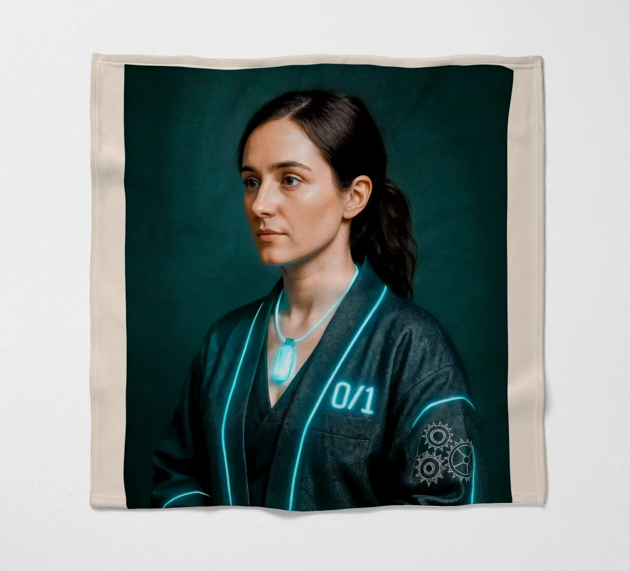 Ada Lovelace – Code & Circuit Fleecedecke von CNTRL