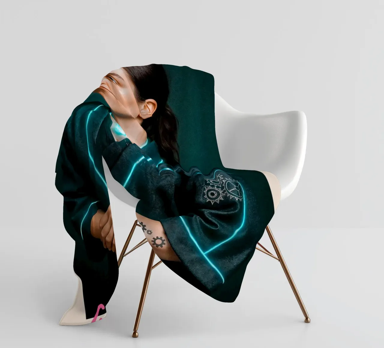 Ada Lovelace – Code & Circuit Fleecedecke von CNTRL