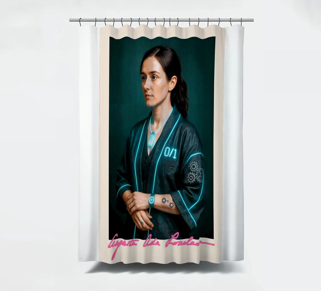 Ada Lovelace – Code & Circuit tenda da doccia da CNTRL