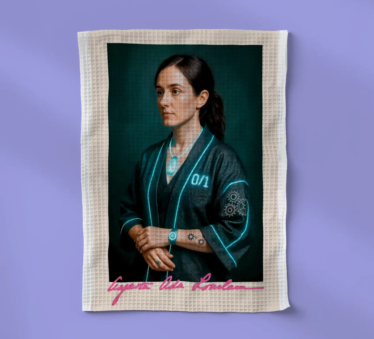 Ada Lovelace – Code & Circuit canovaccio da cucina da CNTRL