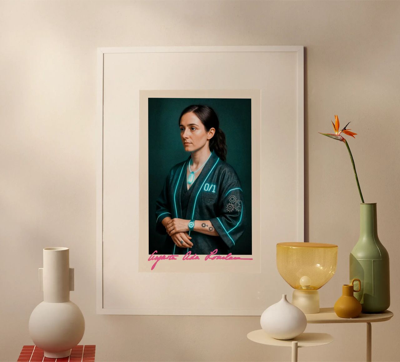 Ada Lovelace – Code & Circuit hahnemühle by CNTRL