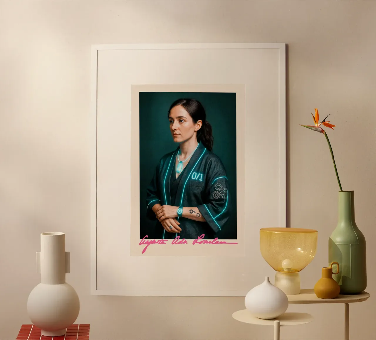 Ada Lovelace – Code & Circuit Poster von CNTRL