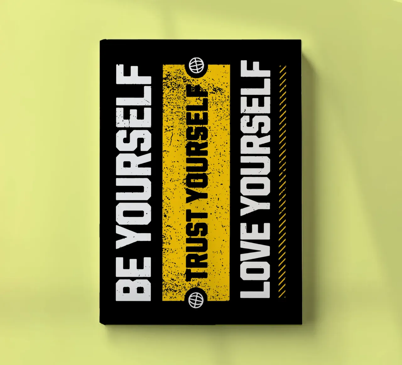 Trust yourself notebook by Gunawan Rb