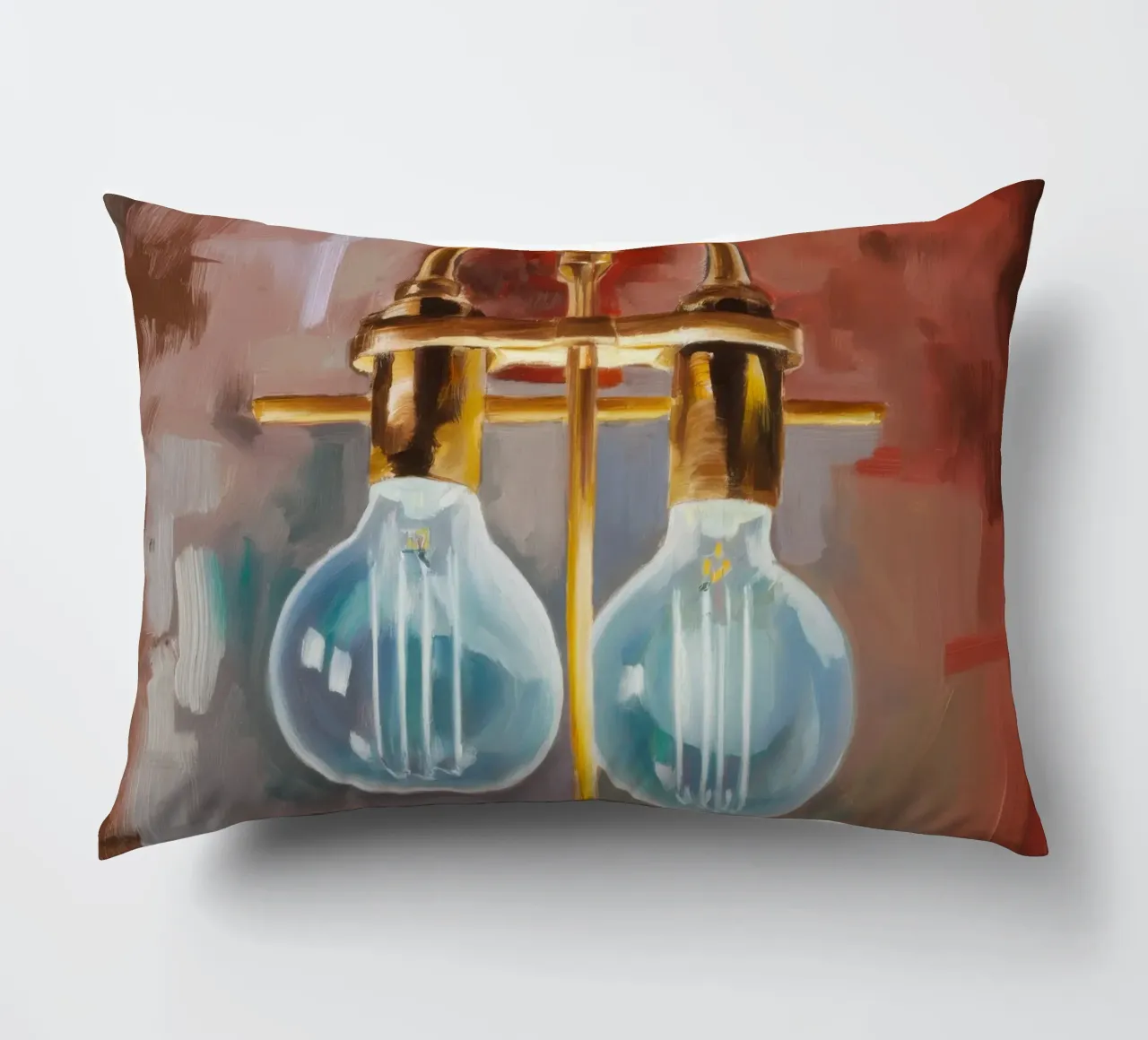 Memoria di luce in ottone cuscino da Mystic Grain