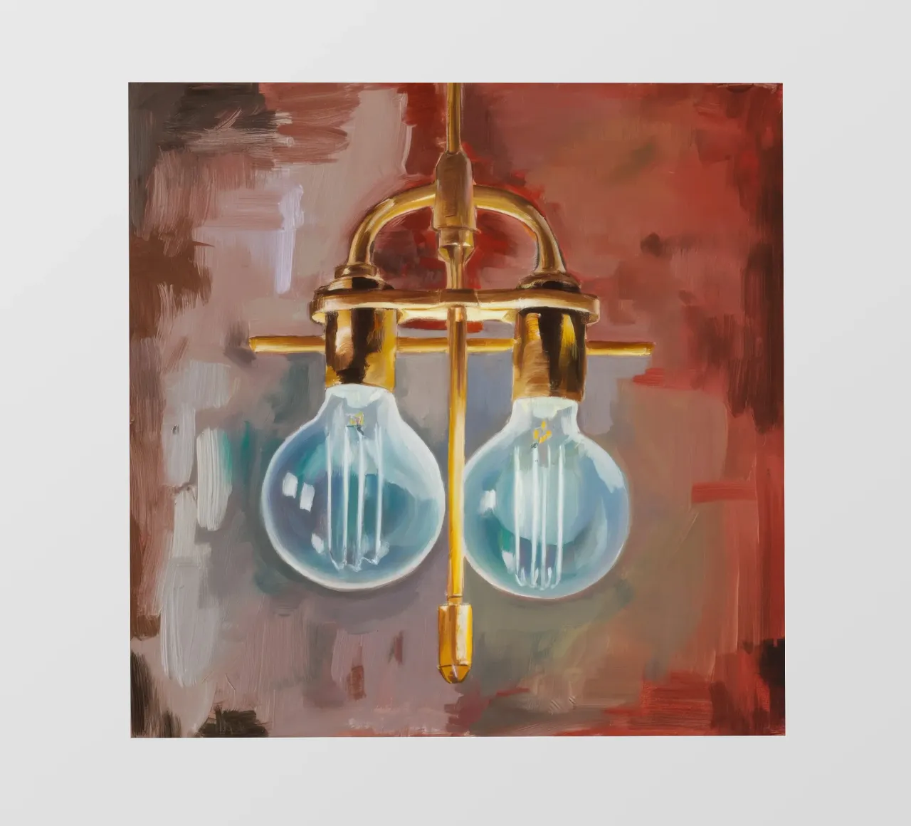 Memoria di luce in ottone telo in pvc da Mystic Grain