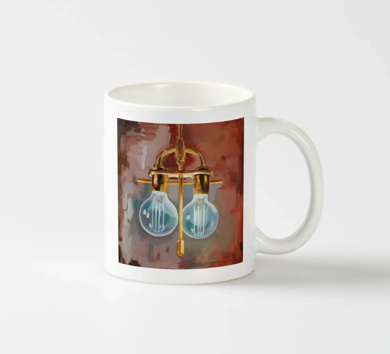Memoria di luce in ottone tazza in ceramica da Mystic Grain