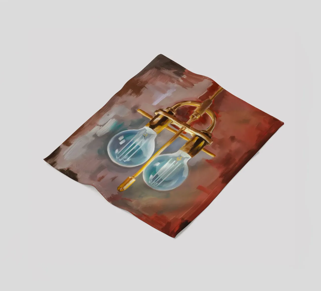 Memoria di luce in ottone coperta in pile da Mystic Grain