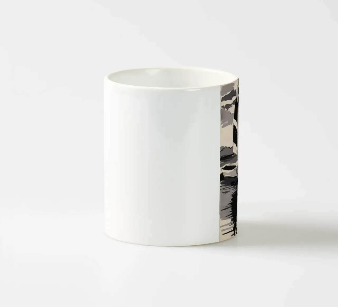 Gestreifte Segel vertäut Keramik Tasse von Mystic Grain
