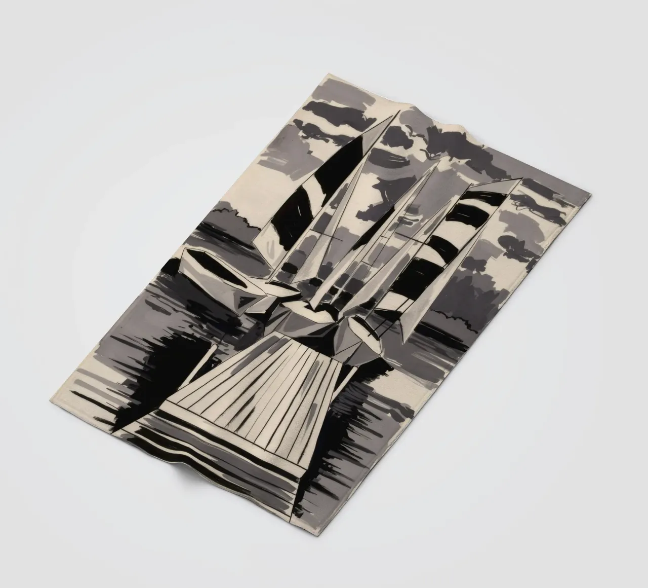 Vele a strisce ormeggiate coperta in pile da Mystic Grain