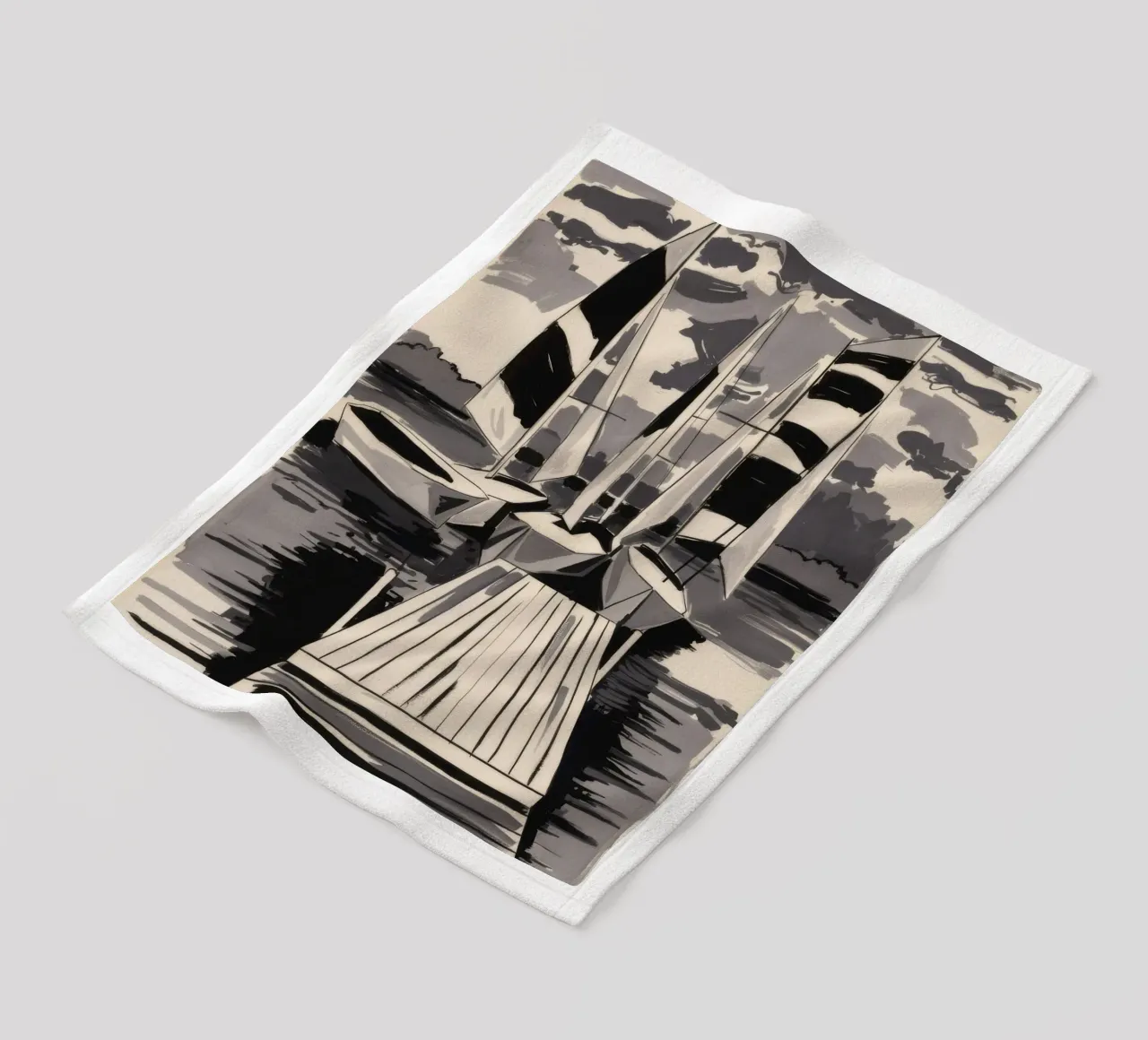 Vele a strisce ormeggiate coperta in pile da Mystic Grain