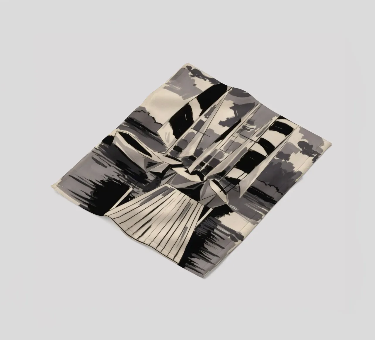 Vele a strisce ormeggiate coperta in pile da Mystic Grain