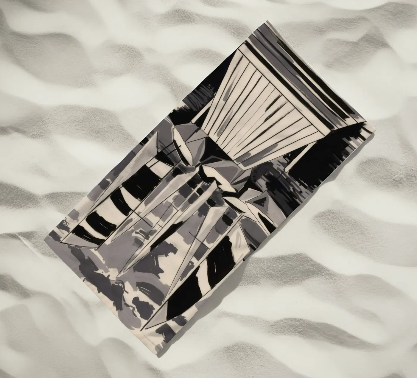 Striped Sails Moored strandhanddoek van Mystic Grain