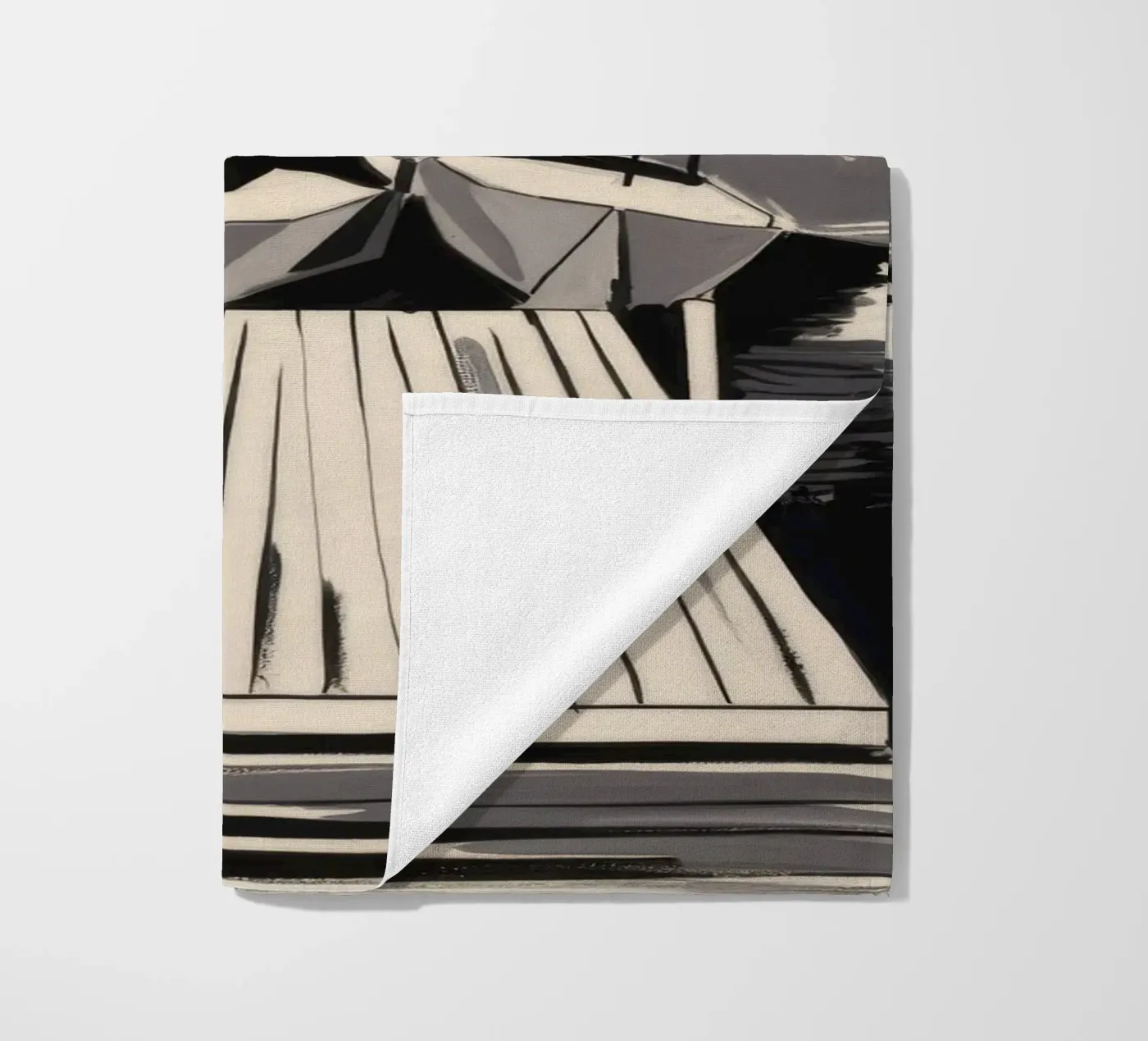 Striped Sails Moored strandhanddoek van Mystic Grain