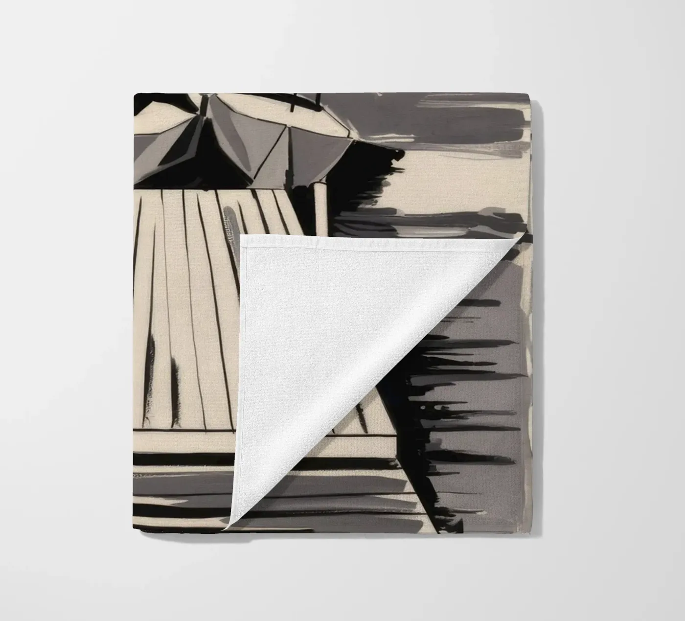 Striped Sails Moored strandhanddoek van Mystic Grain