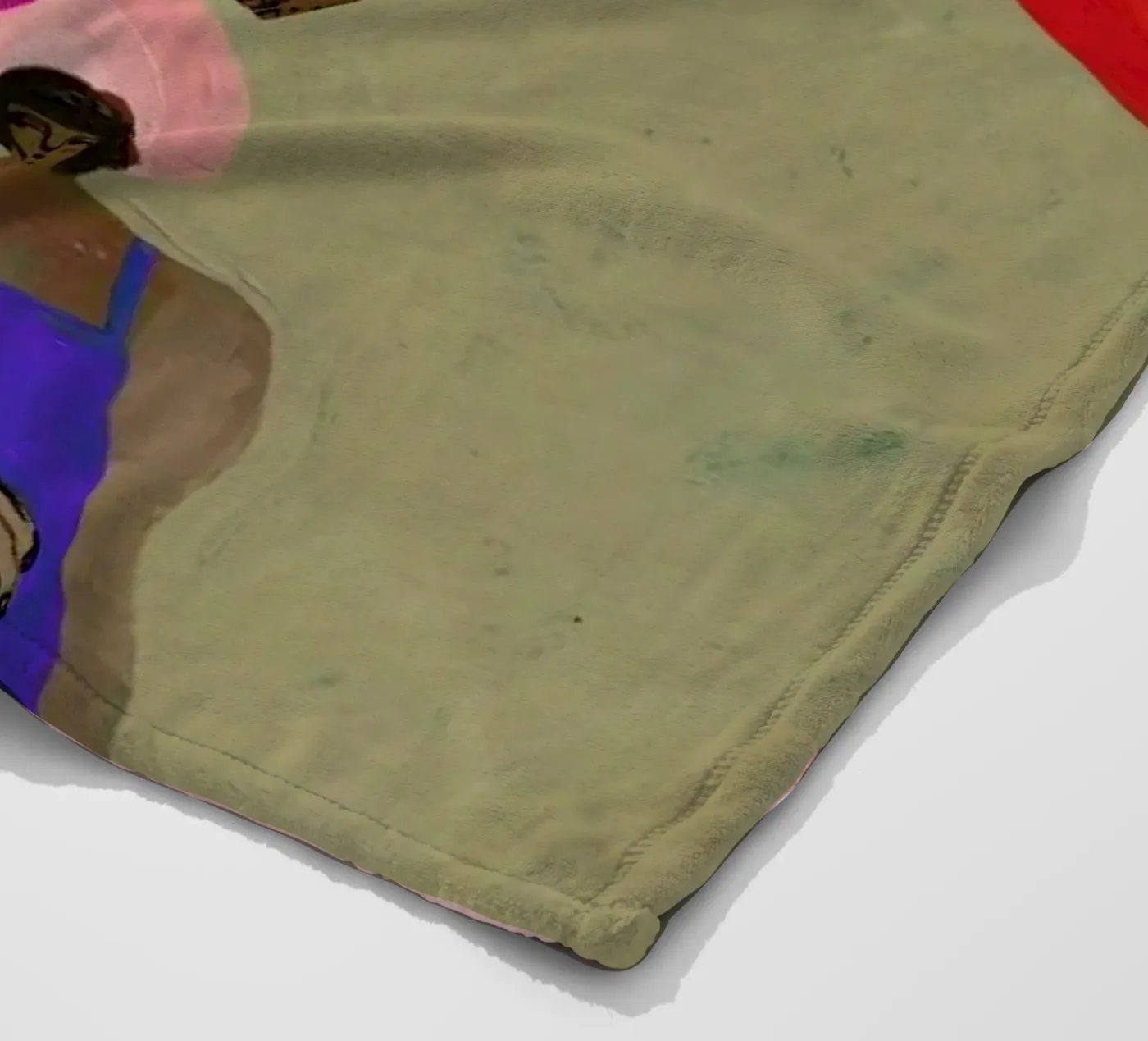 Red Sofa fleecedeken van Nudes and Croissants