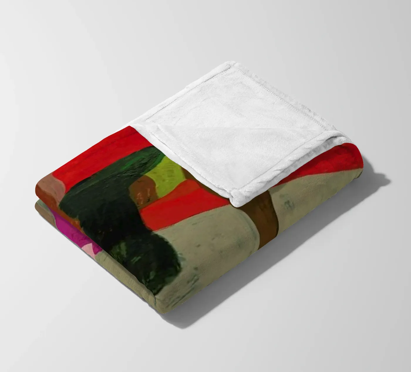 Red Sofa fleecedeken van Nudes and Croissants