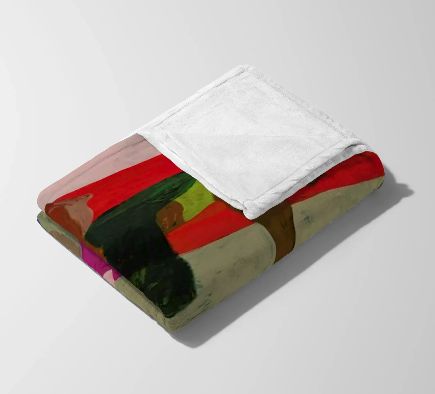 Red Sofa fleecedeken van Nudes and Croissants