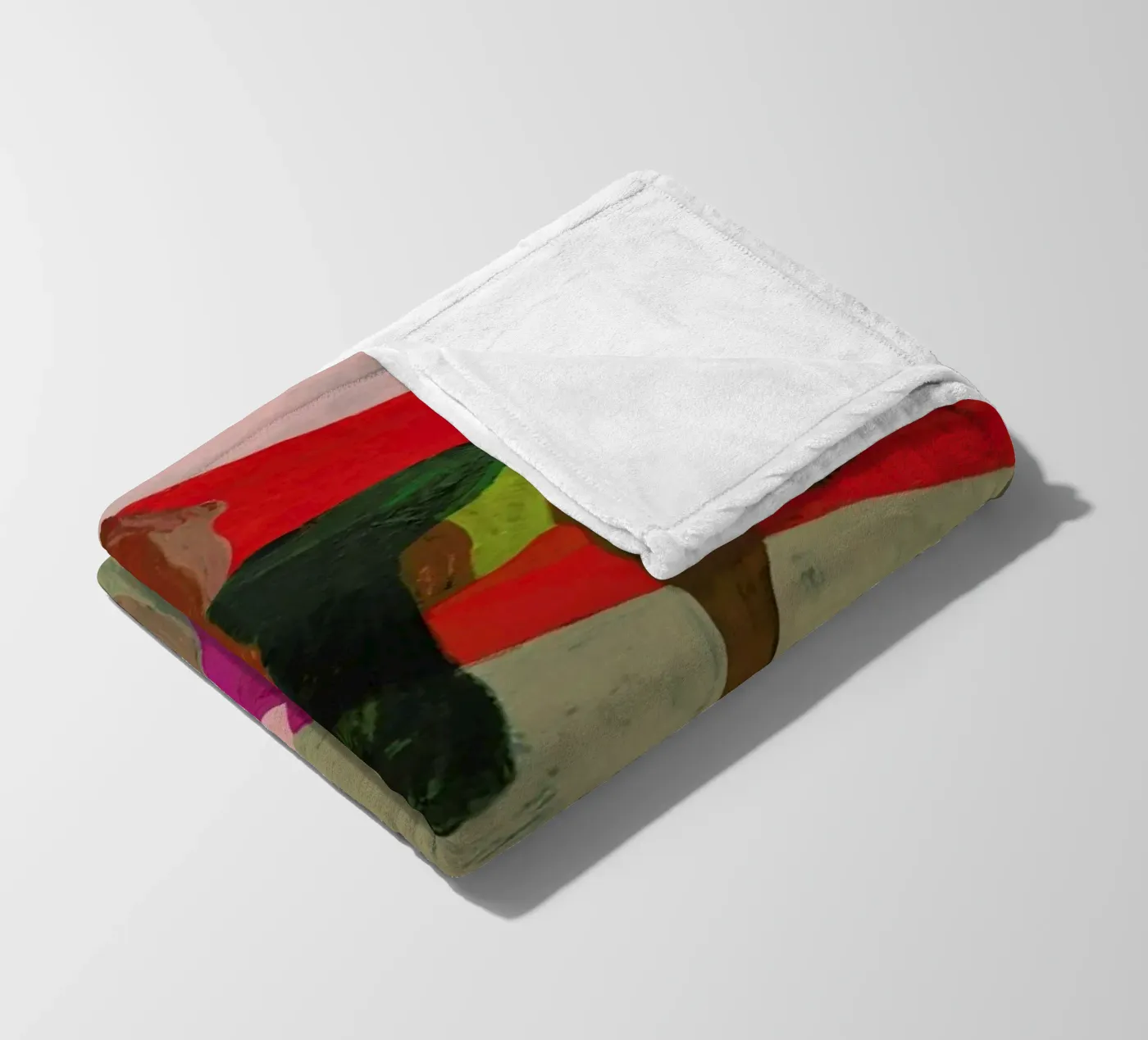 Red Sofa fleecedeken van Nudes and Croissants