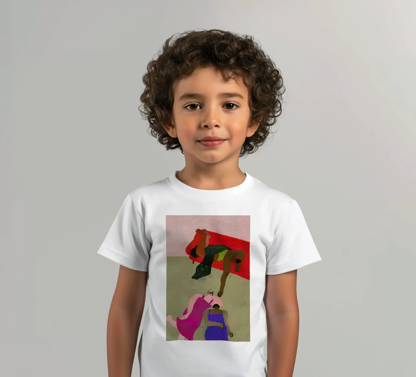 Red Sofa t-shirt bambini da Nudes and Croissants