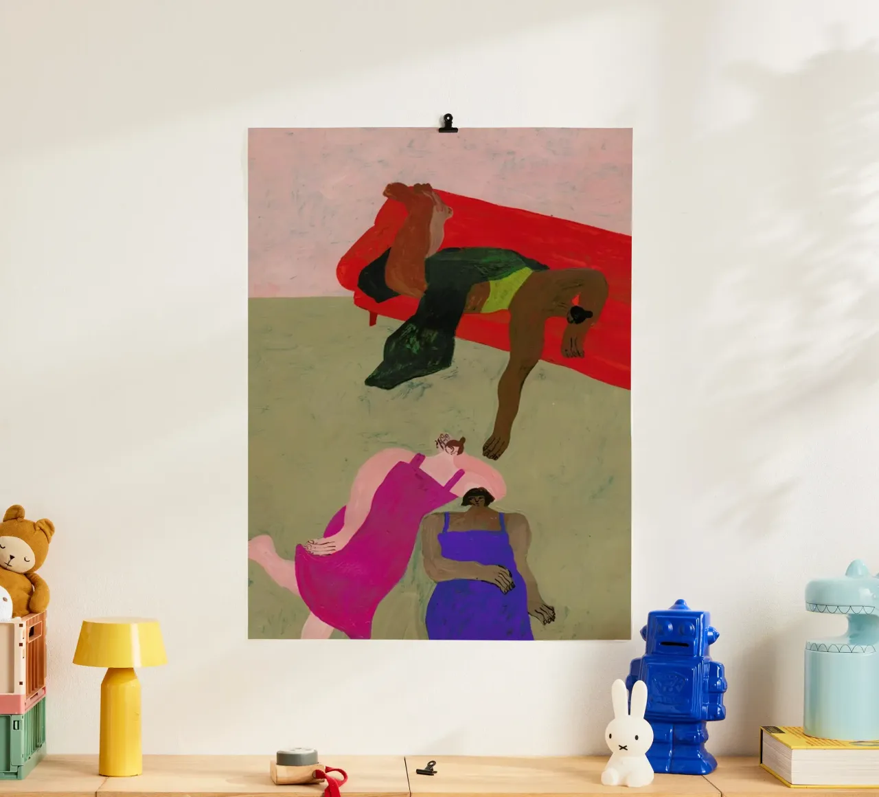 Red Sofa poster da Nudes and Croissants