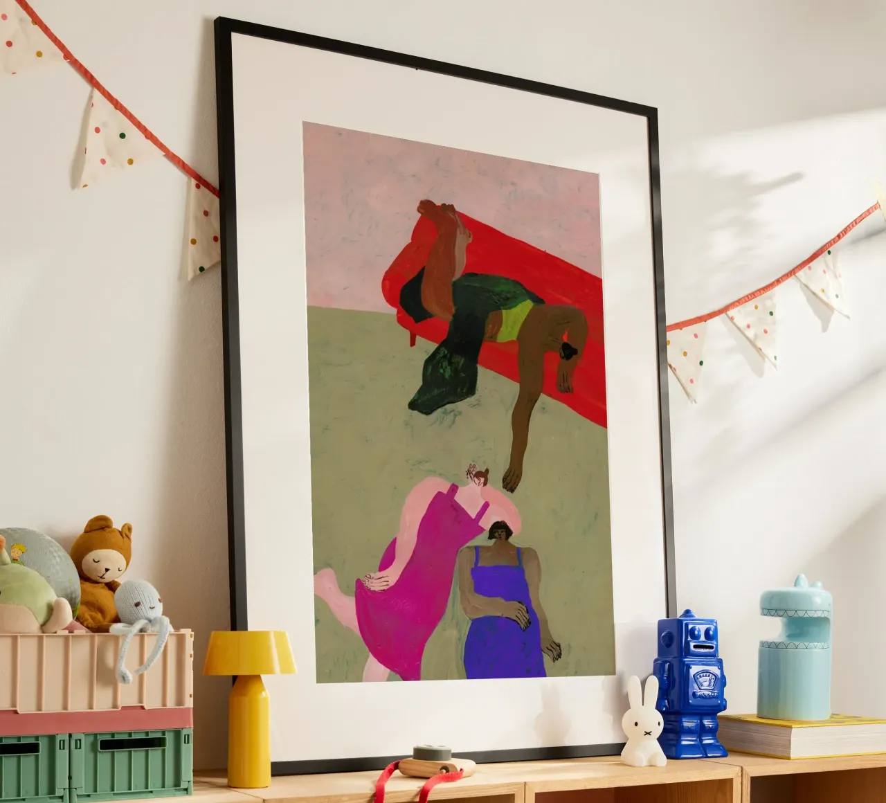 Red Sofa poster da Nudes and Croissants