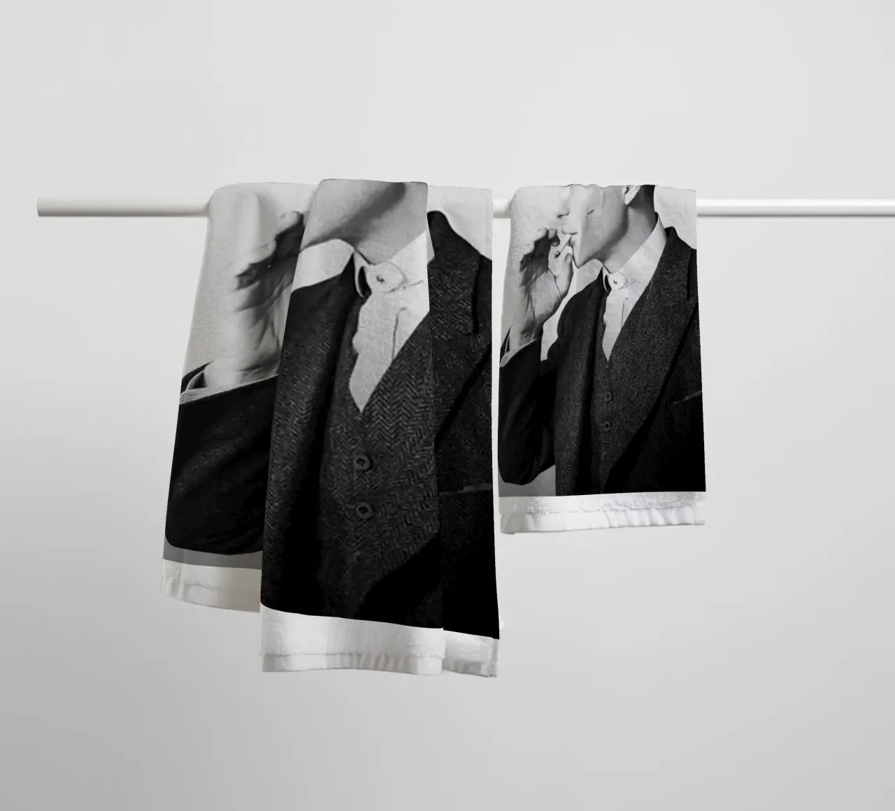 Bw Peaky Blinders asciugamano da bagno da Black And White