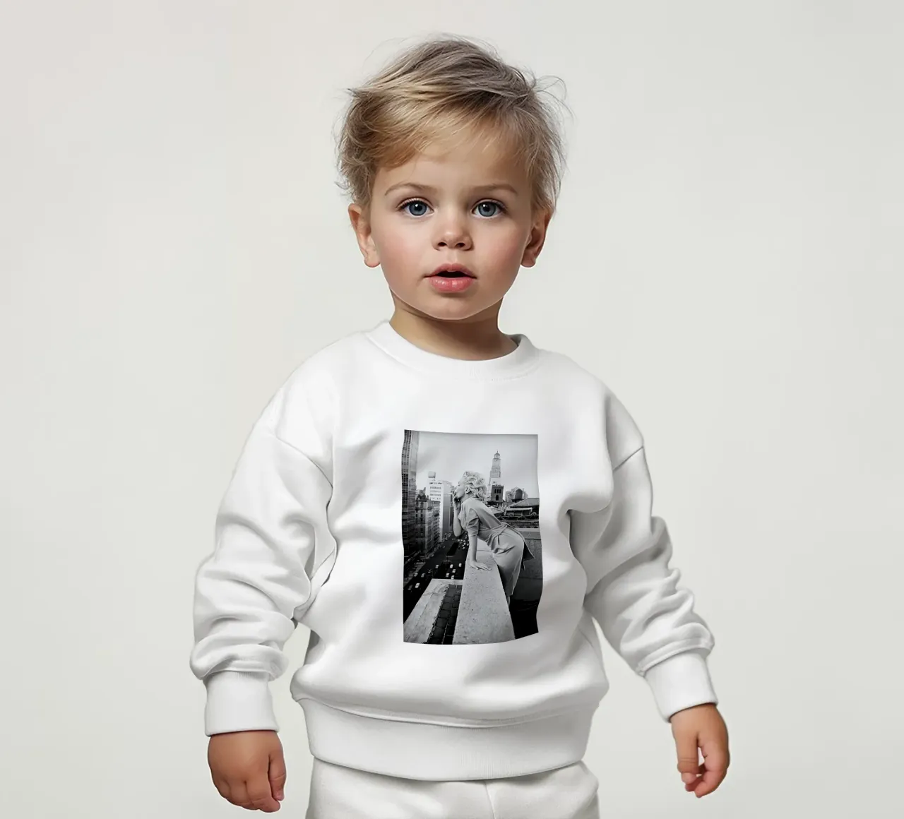 Sigaretta moda anni '50 felpa neonato da Black And White