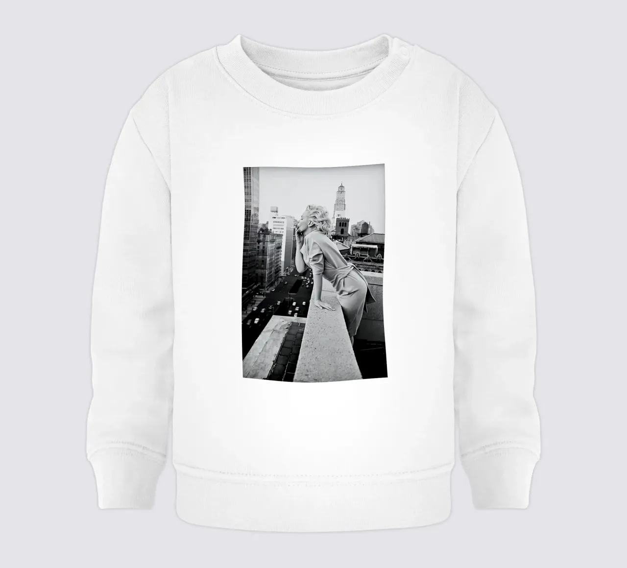 Sigaretta moda anni '50 felpa neonato da Black And White