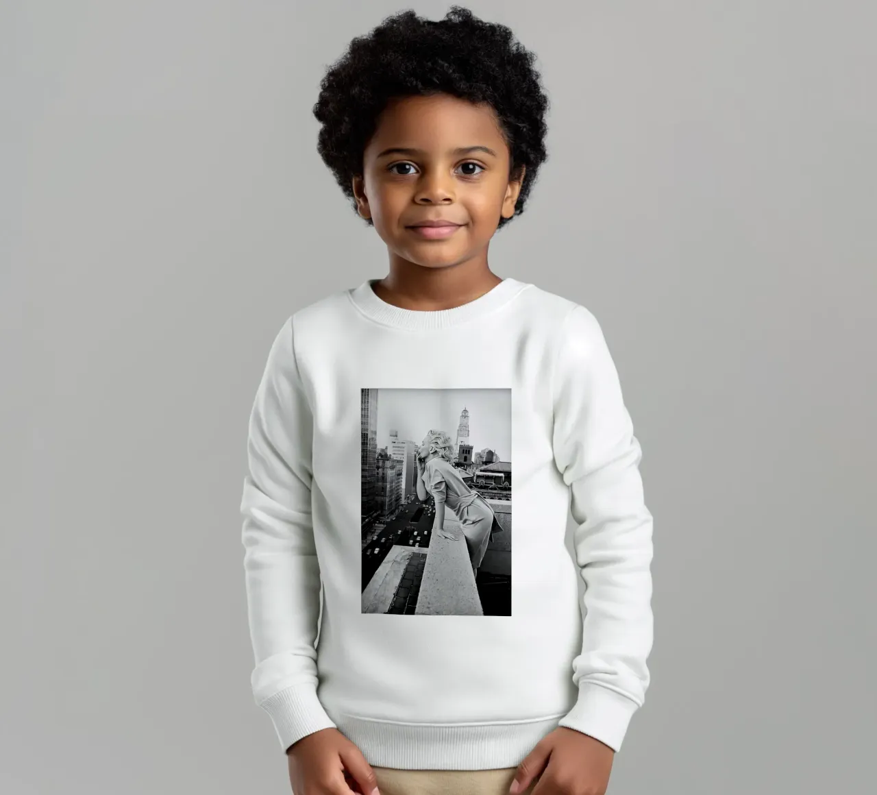 Sigaretta moda anni '50 felpa bambino da Black And White