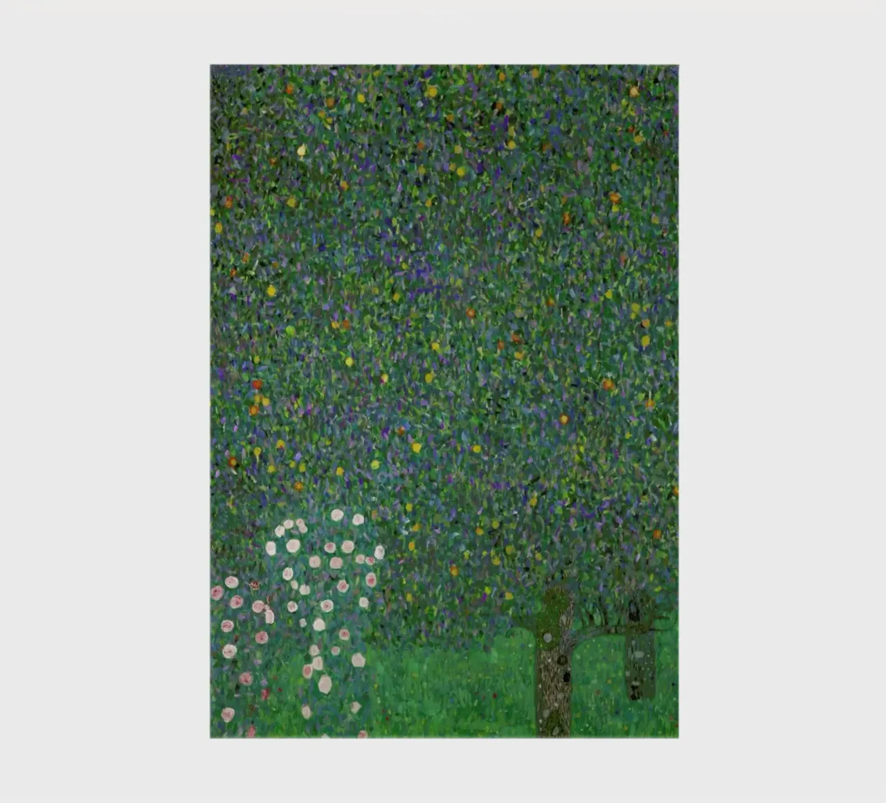 Klimt - Rose Bushes under Trees notebook by ARTOTHEK