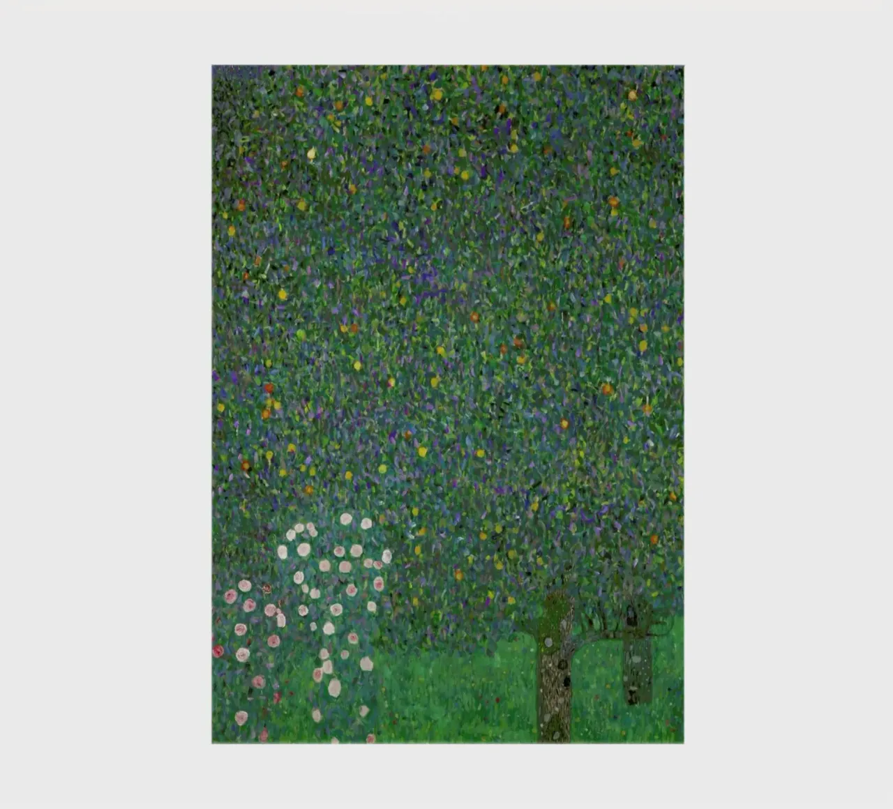 Klimt - Rose Bushes under Trees notebook by ARTOTHEK