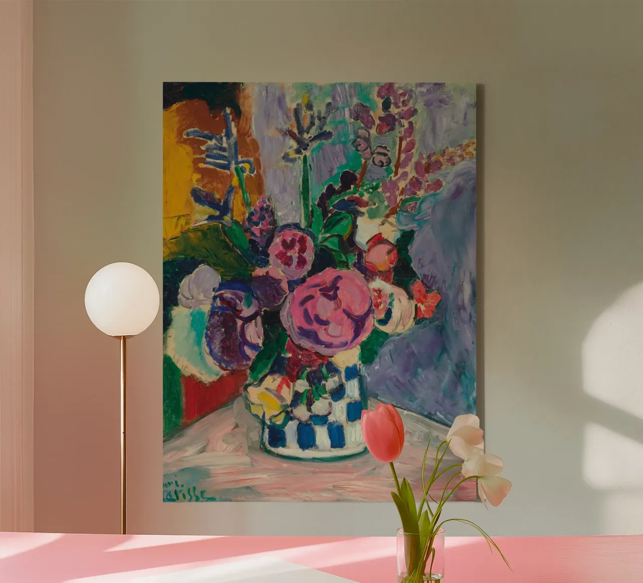 Le Pivoines Henri Matisse tela con Cornice a cassetta da Spencer Farrell2