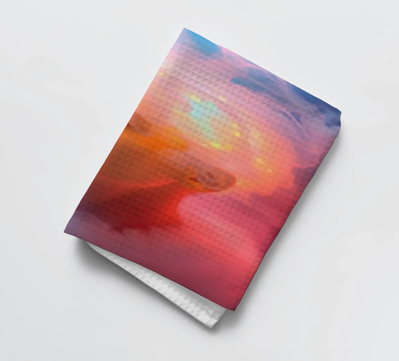 Creative representation of a person with glowing brain tea towel by DesignDoodle