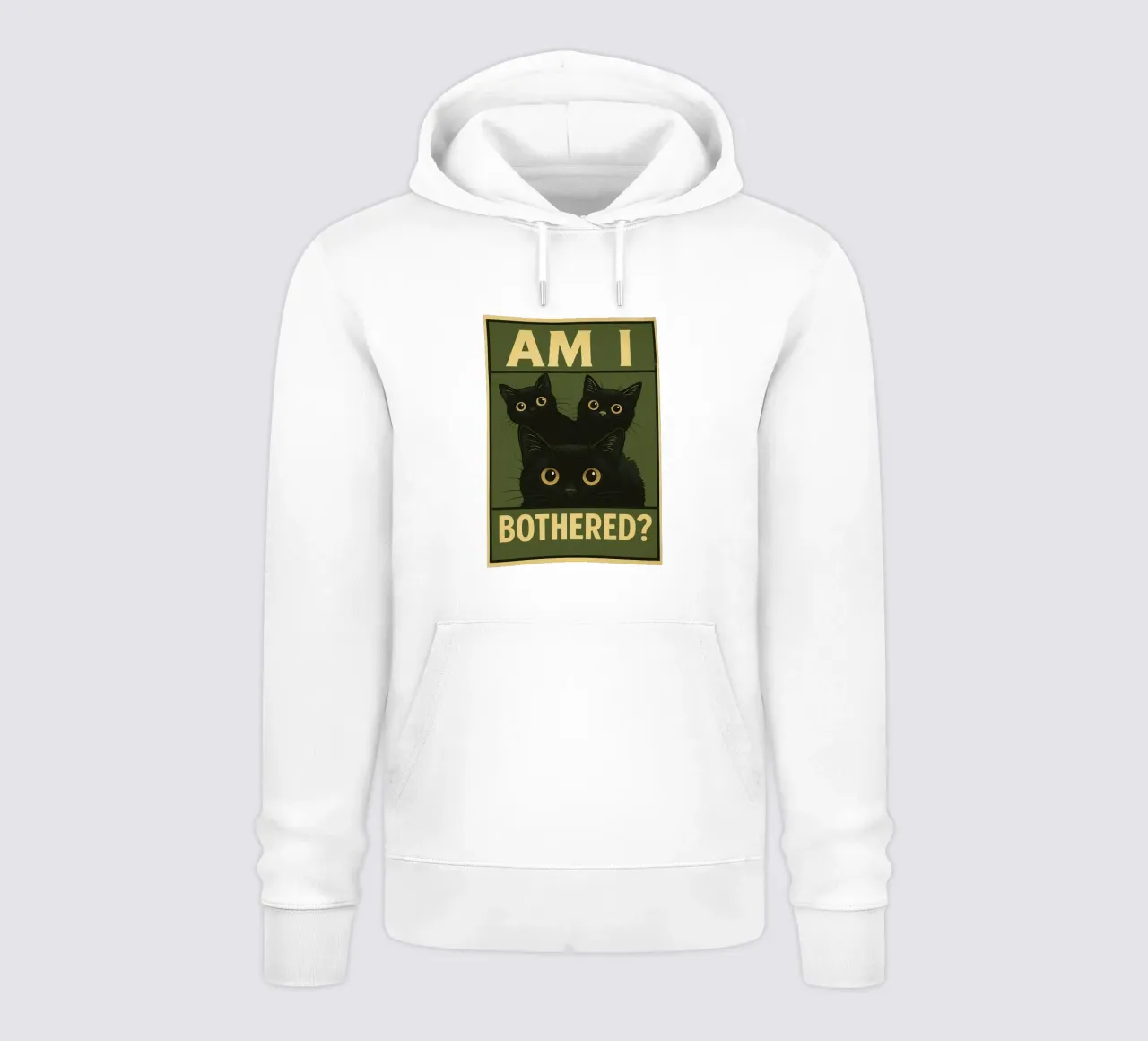 Am I Bothererd Cat Funny sudadera con capucha de the gan gan