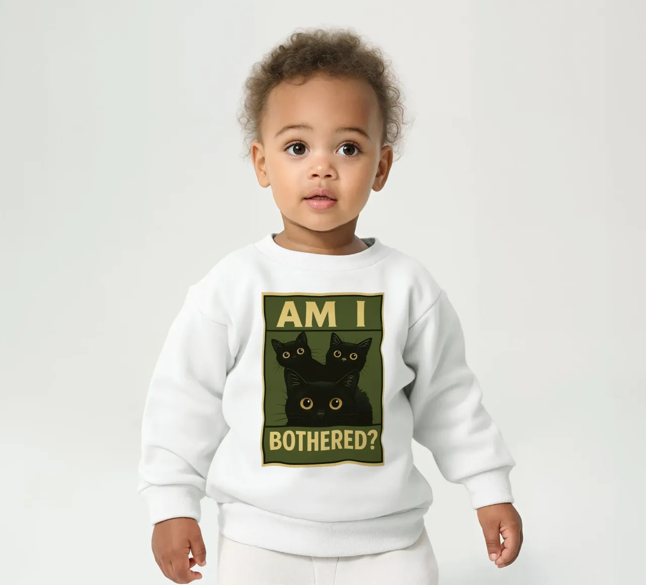 Am I Bothererd Cat Funny sudadera de bebé de the gan gan