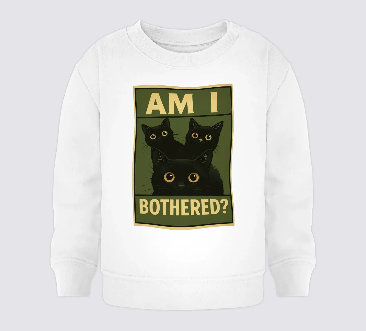 Am I Bothererd Cat Funny sudadera de bebé de the gan gan