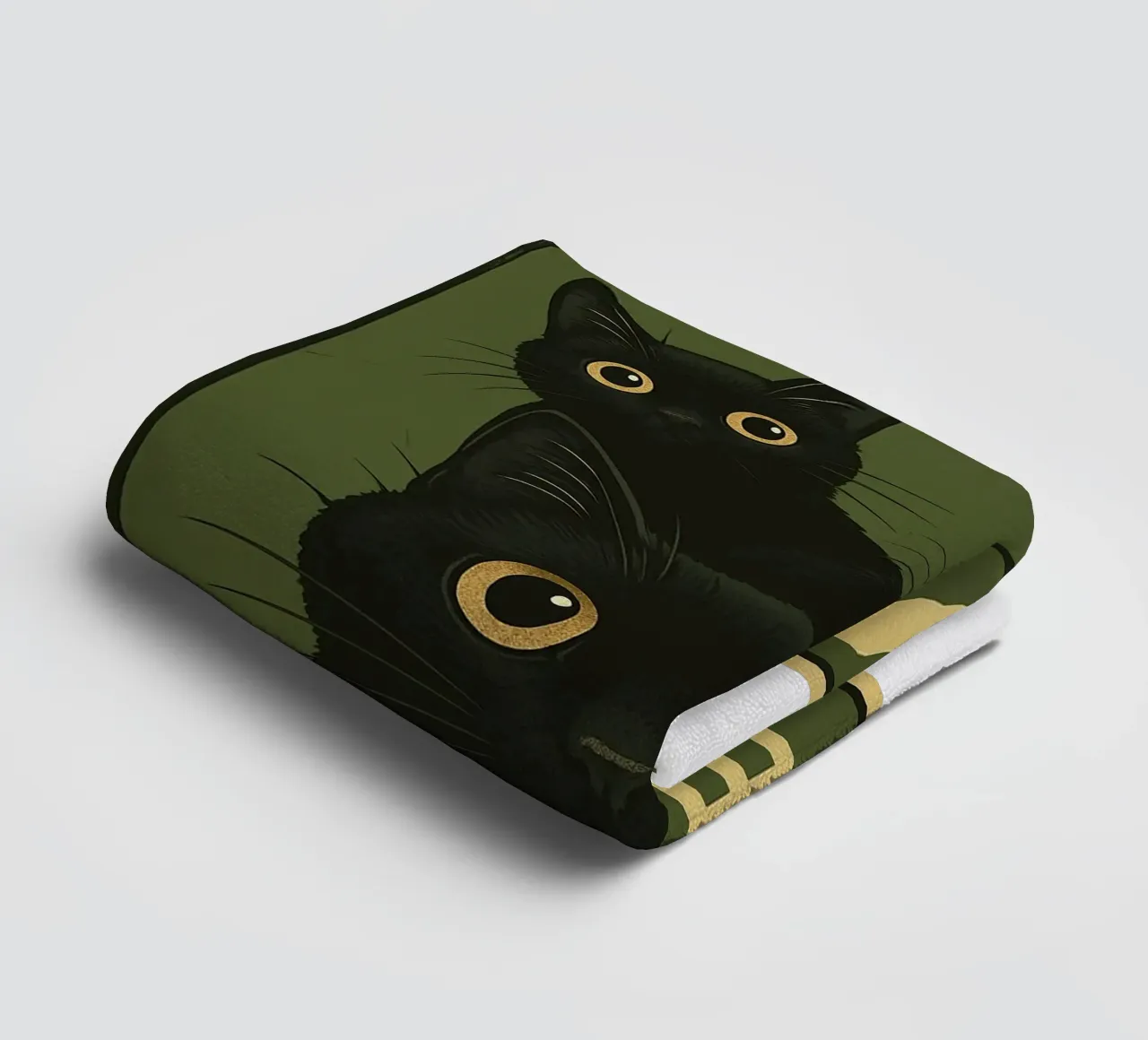 Am I Bothererd Cat Funny towel by the gan gan
