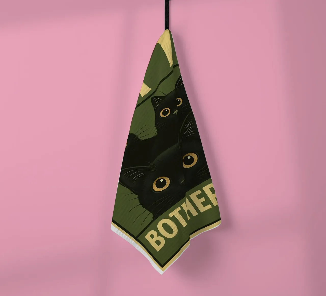 Suis-je Bothererd Cat Funny torchon de the gan gan