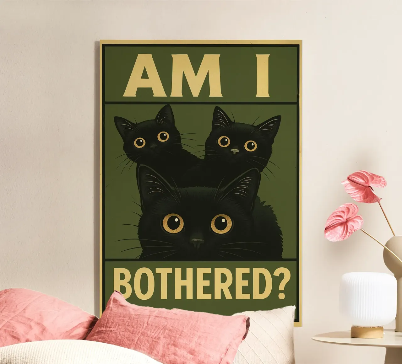 Am I Bothererd Cat Funny metacrilato de the gan gan