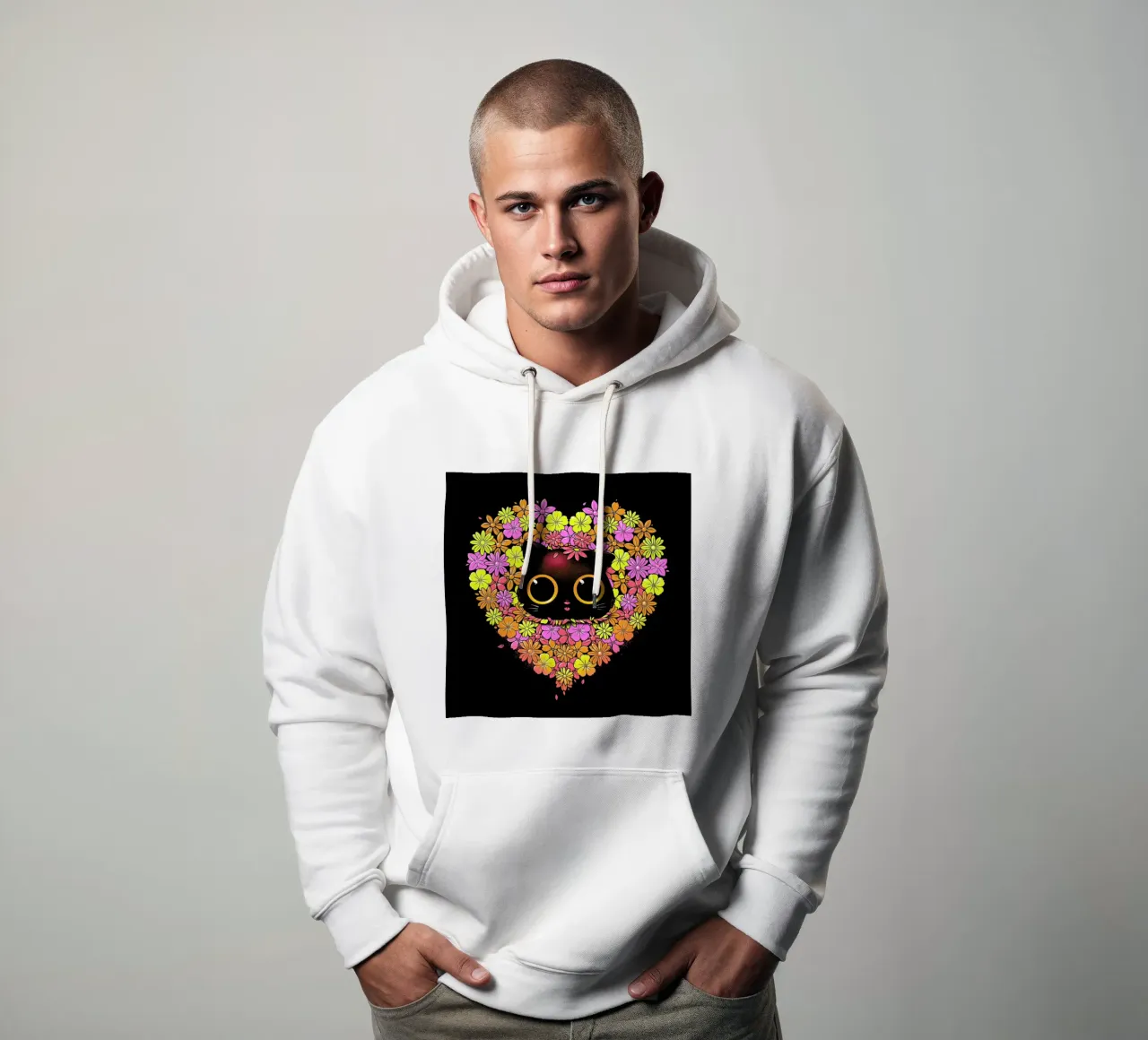 Spring Cat Lover felpa con cappuccio da Tobe Fonseca