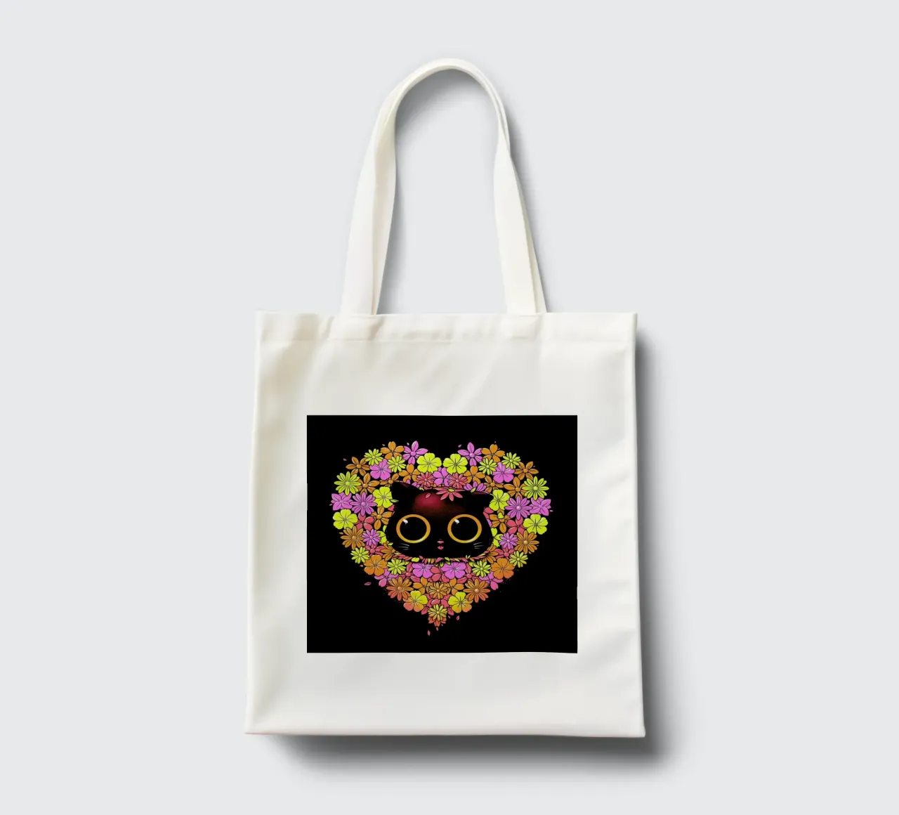 Spring Cat Lover borsa in juta da Tobe Fonseca
