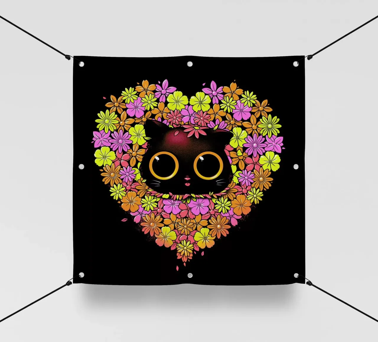 Spring Cat Lover telo in pvc da Tobe Fonseca